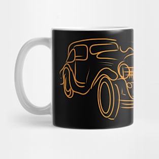 Car lines retro Mug